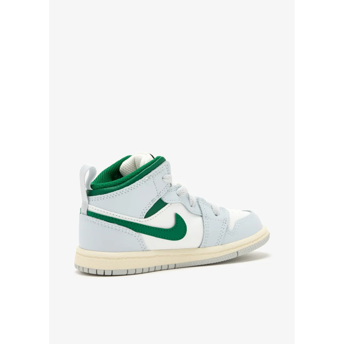 Jordan 1 Mid Summit White Pure Platinum Sail Pine Green (TD)