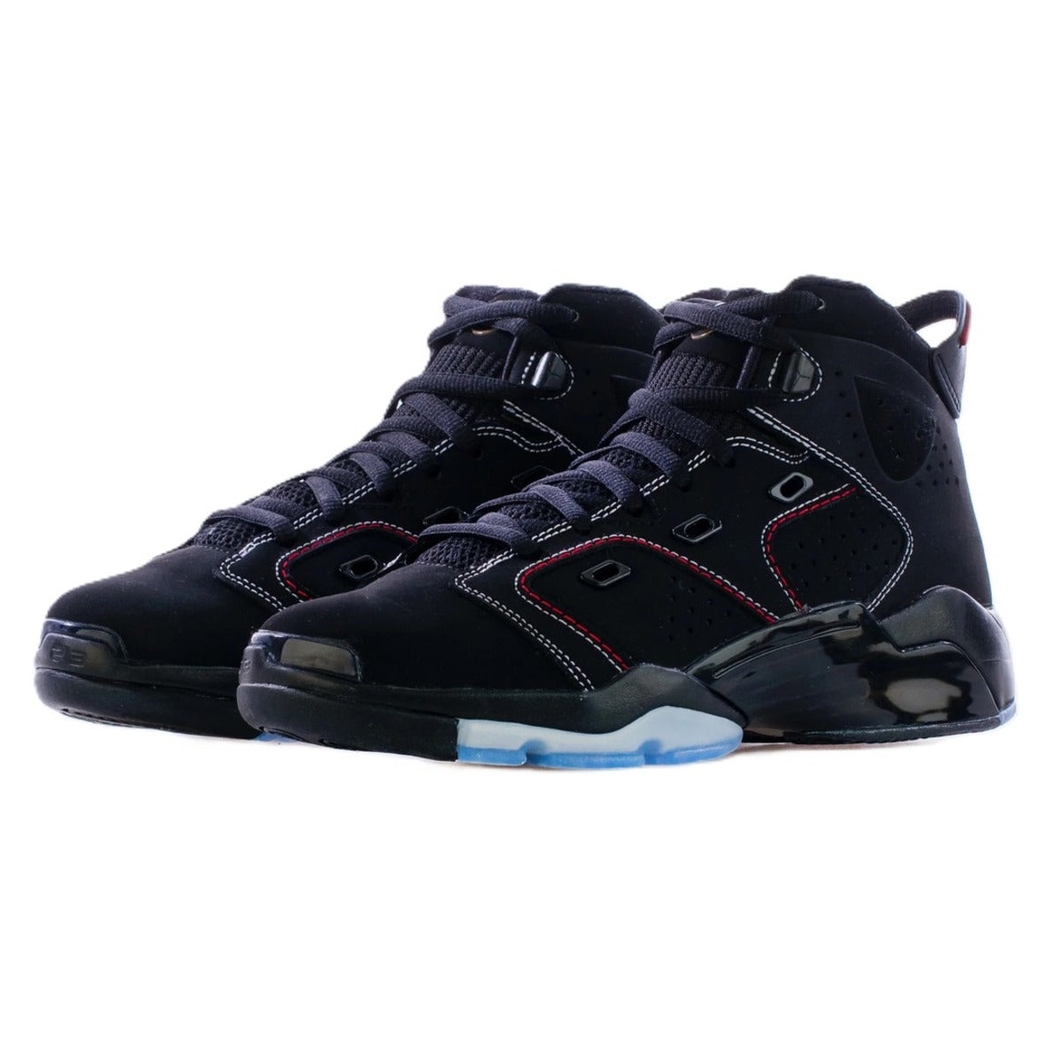 Jordan 6-17-23 Black White Red Contrast Stitching (GS)