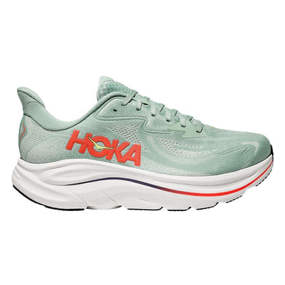 Hoka Clifton 10 Sage Neon Flame