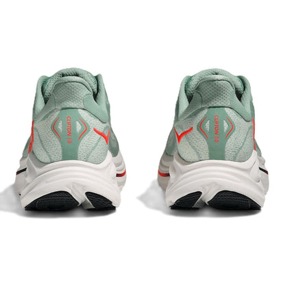 Hoka Clifton 10 Sage Neon Flame