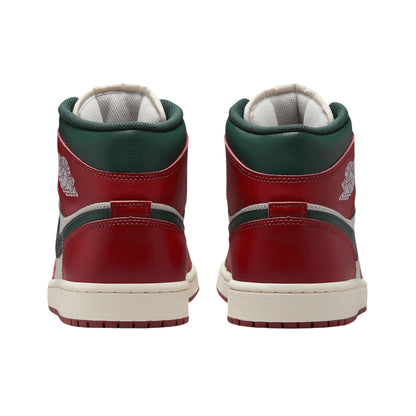 Jordan 1 Mid Redstone Midnight Green