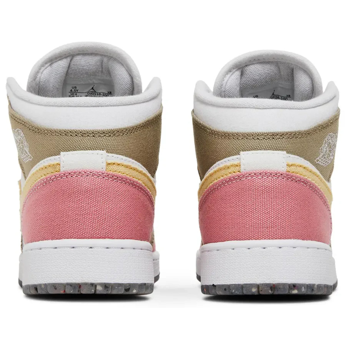 Jordan 1 Mid SE Pastel Vivid Green Grind (GS)