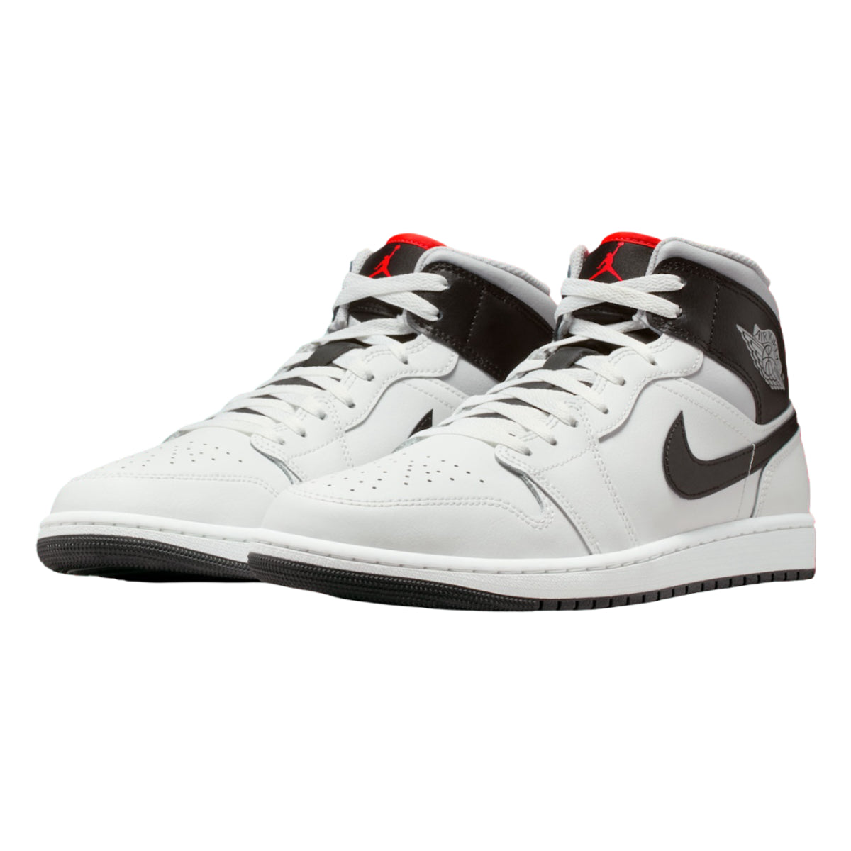 Jordan 1 Mid White Neutral Grey Infrared
