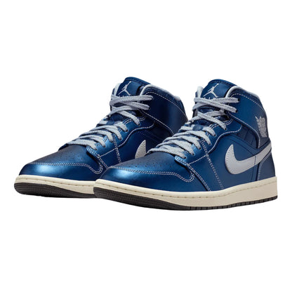 Jordan 1 Mid SE Metallic Blue Quilted (W)