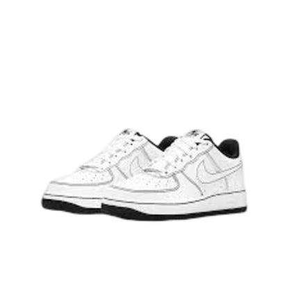 Nike Air Force 1 Low 07 Contrast Stitch White Black (GS)