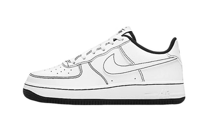 Nike Air Force 1 Low 07 Contrast Stitch White Black (GS)