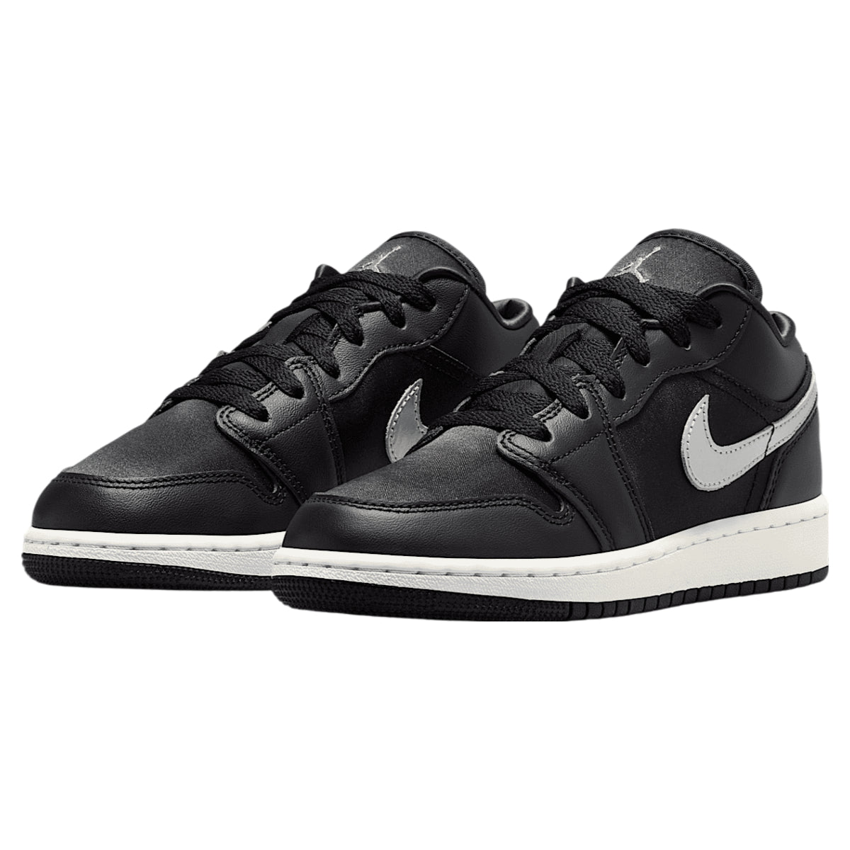 Jordan 1 Low SE Black Silver Sail Gold (GS)