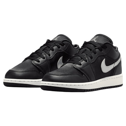 Jordan 1 Low SE Black Silver Sail Gold (GS)