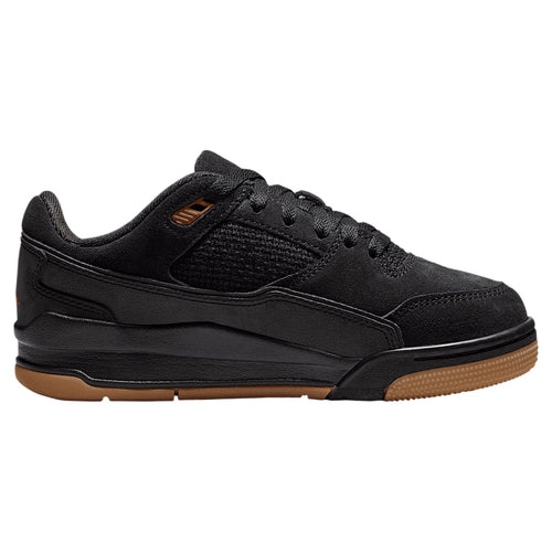 Jordan Flight Court Black Gum Medium Brown Varsity Red (GS)