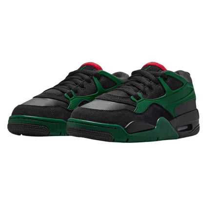 Jordan 4 RM Black Gorge Green University Red (GS)