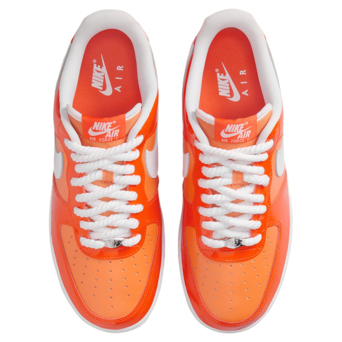 Nike Air Force 1 Low '07 Orange White Patent