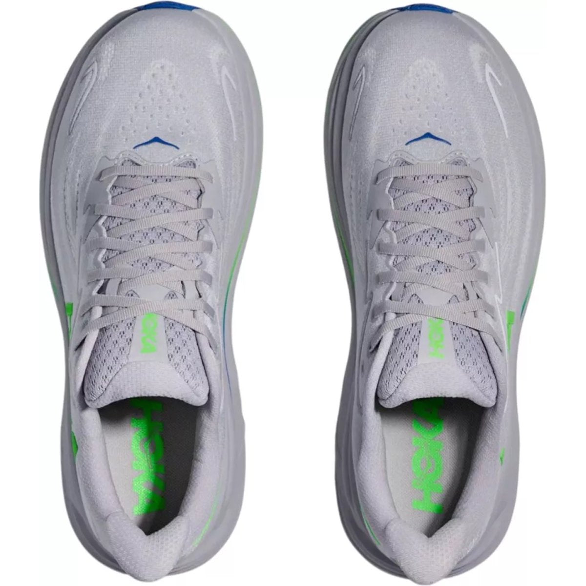Hoka One One Clifton 10 Ash Grey Neon Green