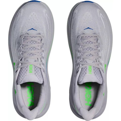 Hoka One One Clifton 10 Ash Grey Neon Green