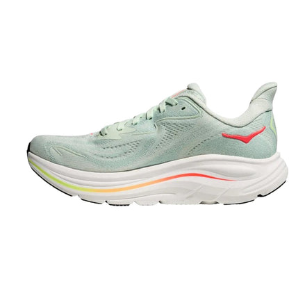 Hoka One One Clifton 10 Sea Glass Neon Flame (W)
