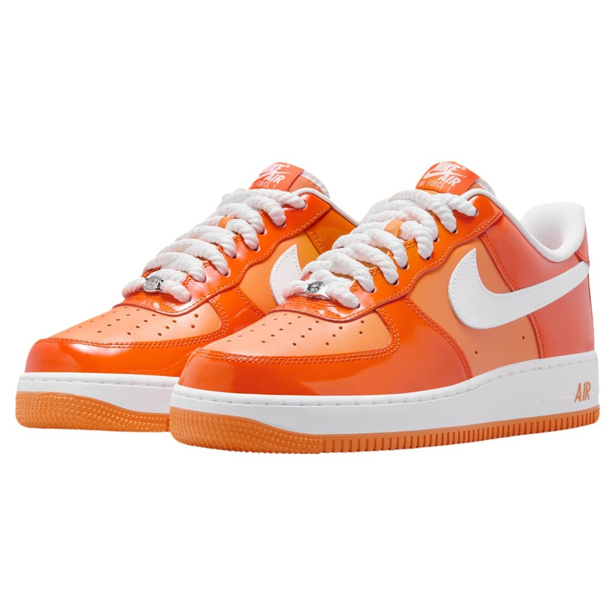 Nike Air Force 1 Low '07 Orange White Patent