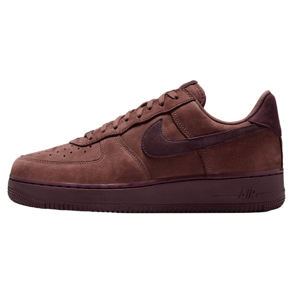 Nike Air Force 1 Low Retro Premium QS Red Sepia Mahogany Badgeless