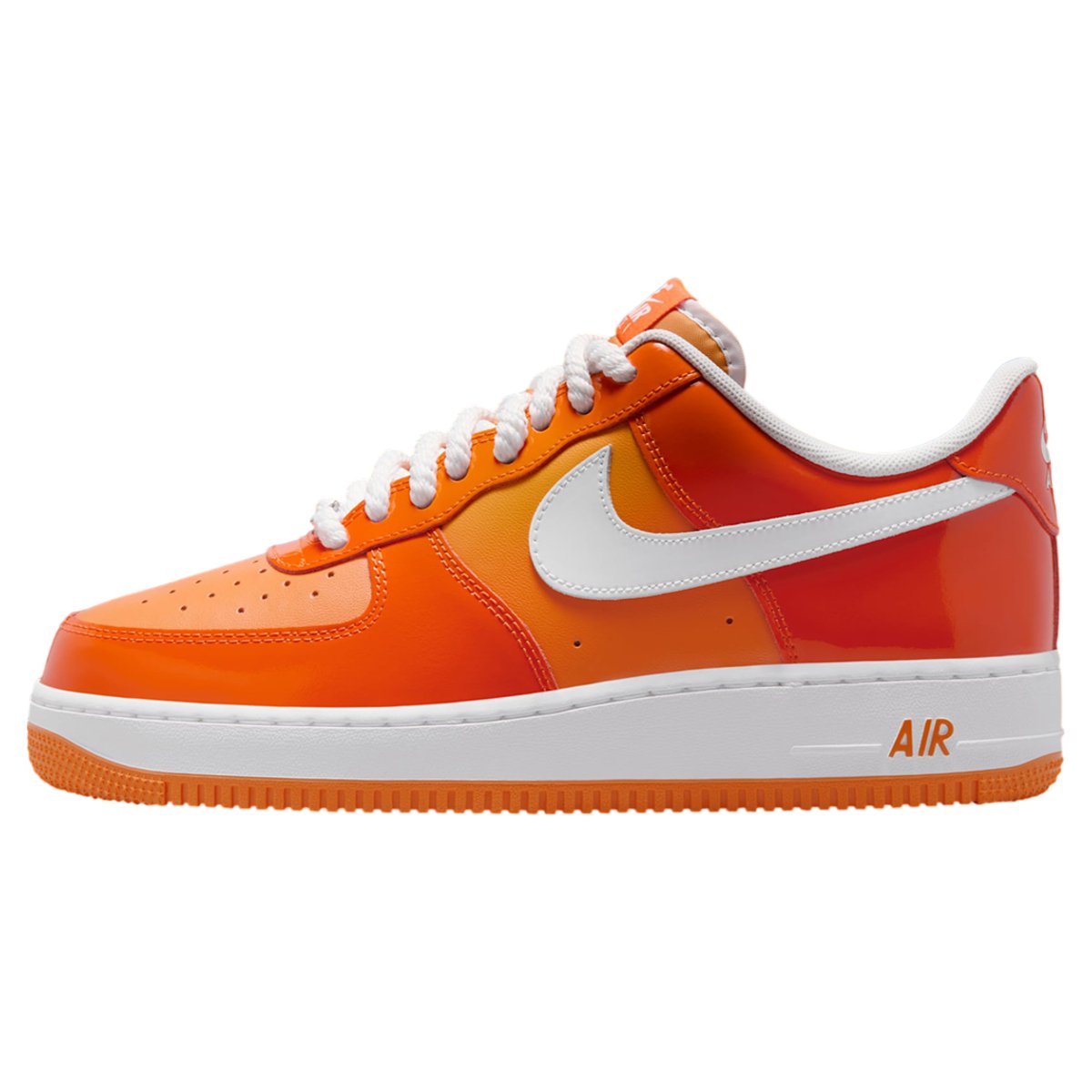 Nike Air Force 1 Low '07 Orange White Patent
