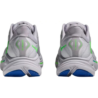 Hoka One One Clifton 10 Ash Grey Neon Green