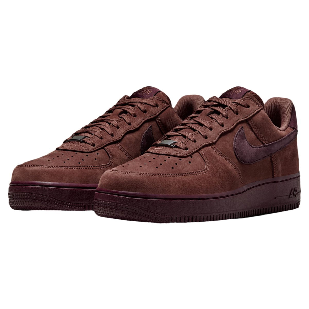 Nike Air Force 1 Low Retro Premium QS Red Sepia Mahogany Badgeless