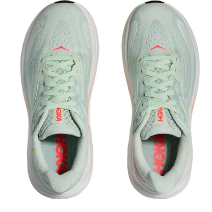Hoka One One Clifton 10 Sea Glass Neon Flame (W)