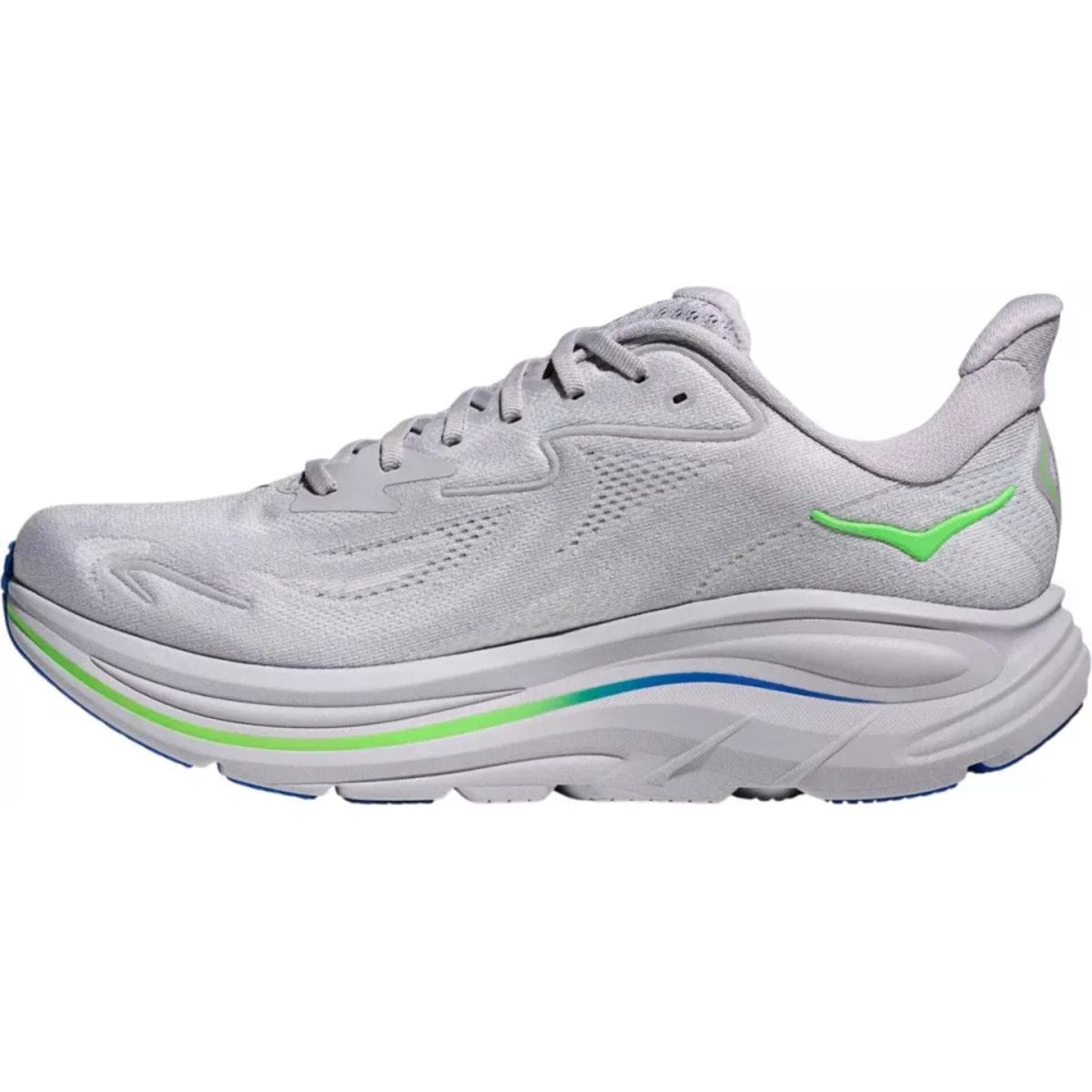 Hoka One One Clifton 10 Ash Grey Neon Green