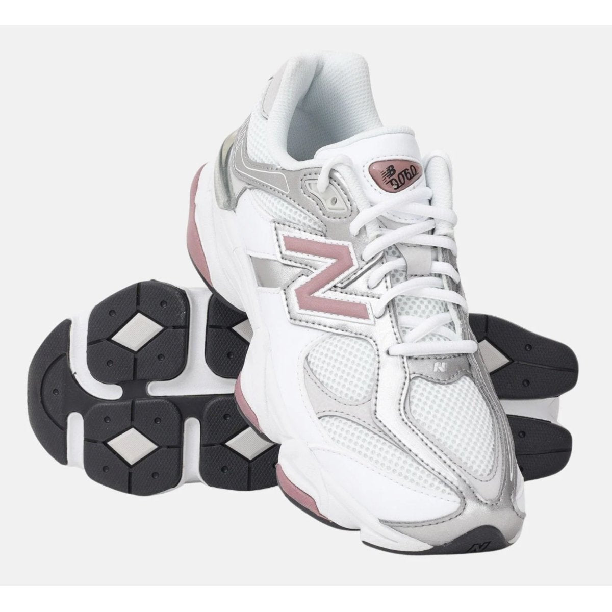 New Balance 9060 White Rosewood Silver (GS)