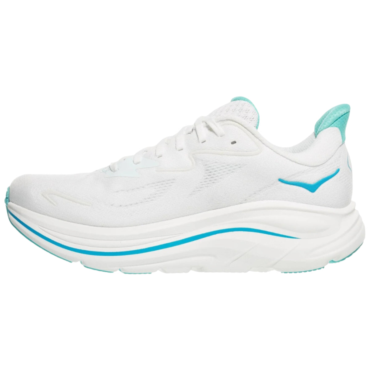 Hoka One One Clifton 10 White Skyward Blue