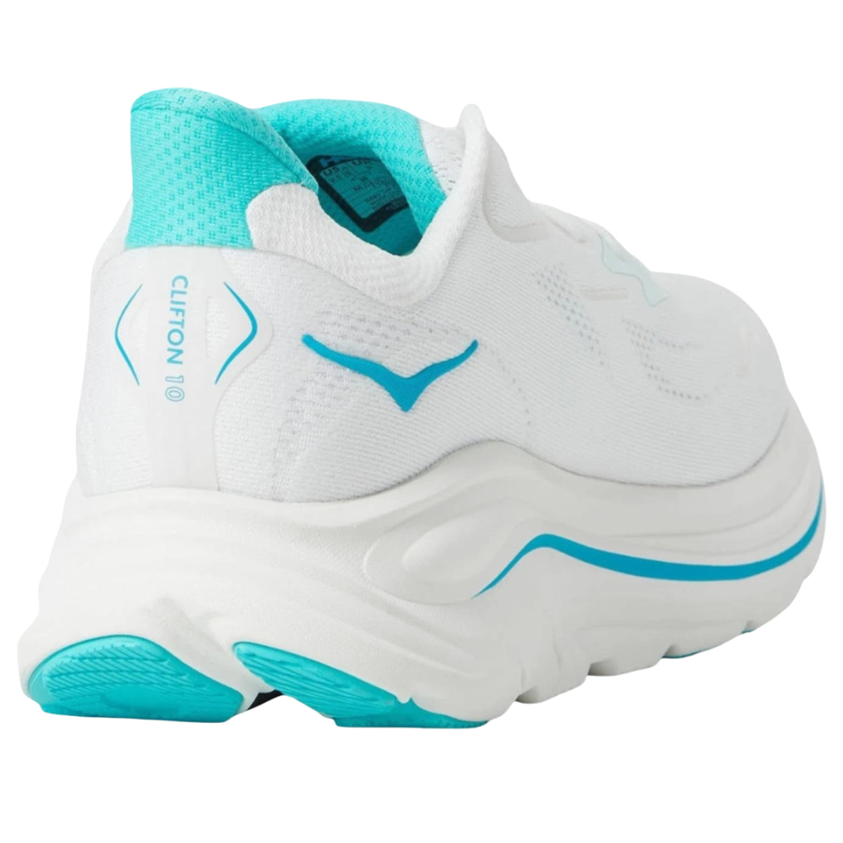 Hoka One One Clifton 10 White Skyward Blue