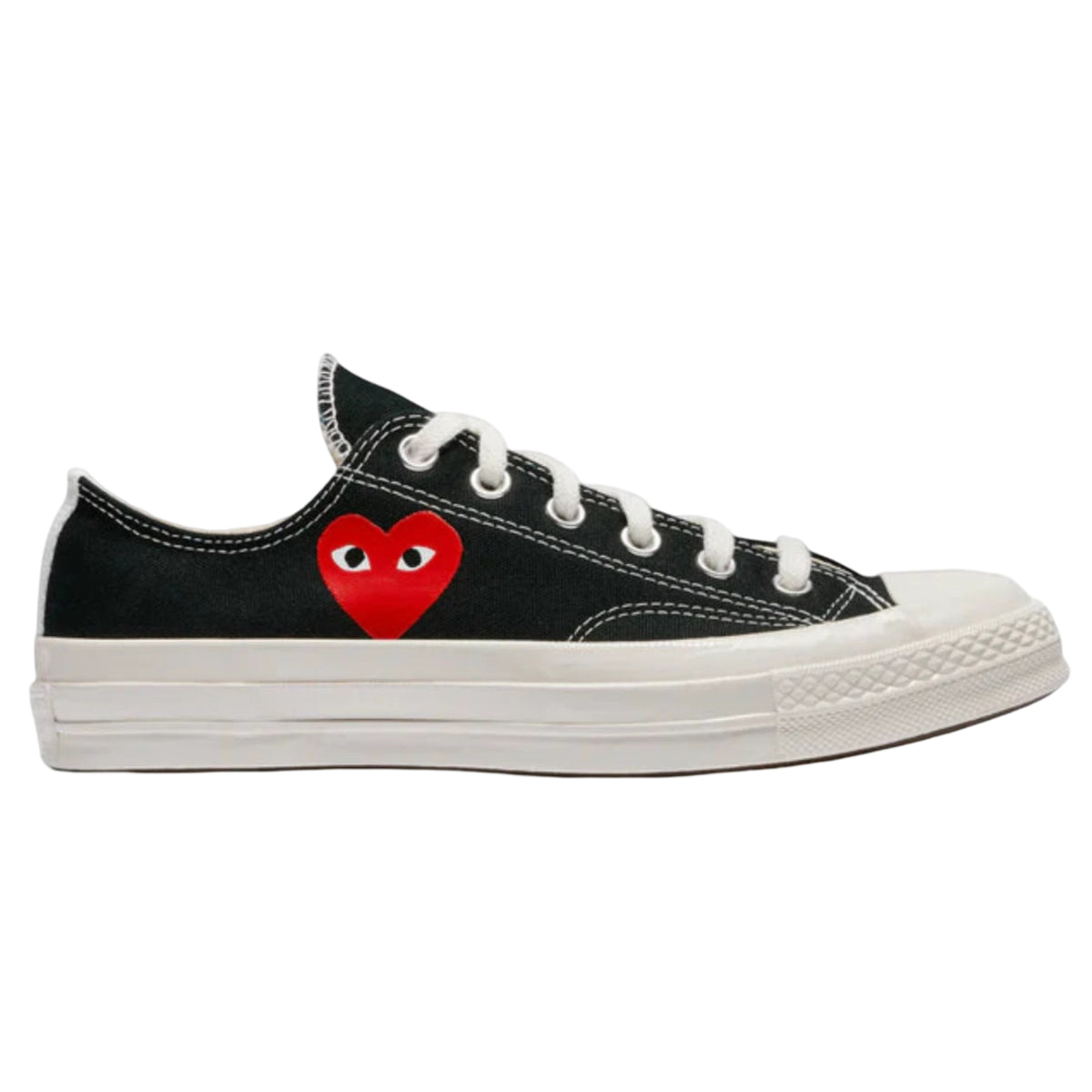 Converse Chuck Taylor All Star 70 Ox Comme des Garcons PLAY Single Heart Black