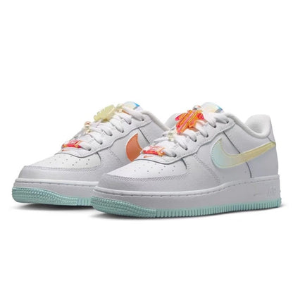 Nike Air Force 1 Low LV8 White Glacier Blue Multi-Color (GS)
